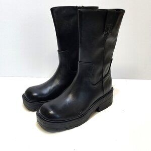 No Boundaries Lug Pull On Side Zip Boot 2.2" Heel True To Size WMNS US Sz 9 NWT